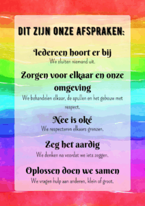 Deze poster hangt door het gehele LOC